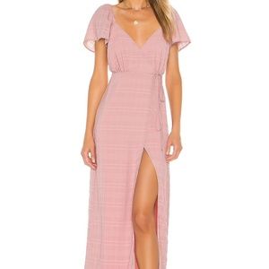Privacy Please Midi Wrap Dress